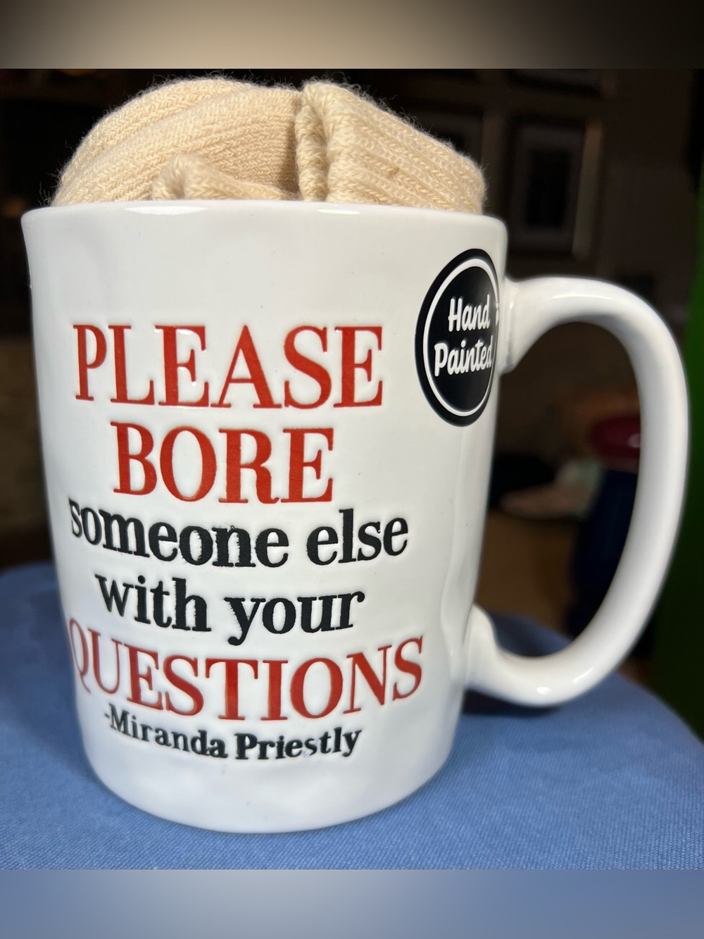 20th Century Studios New Novelty White Ceramic Mug with Red & Black Text